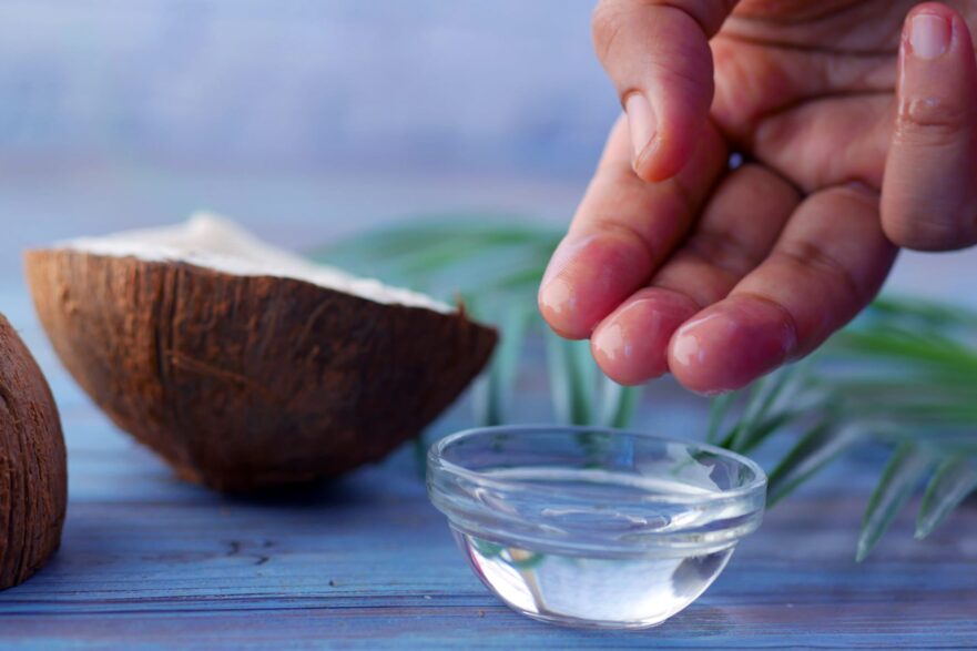 Kokosova maska za poškodovane lase