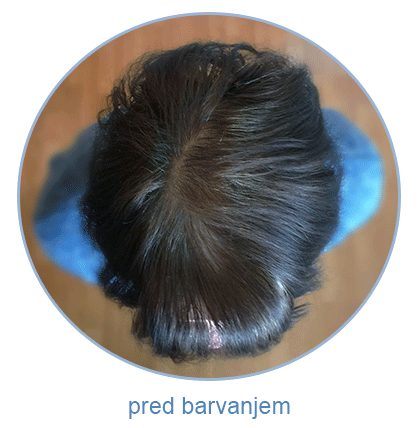 pred in po barvanju