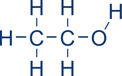 etanol strukturna formula