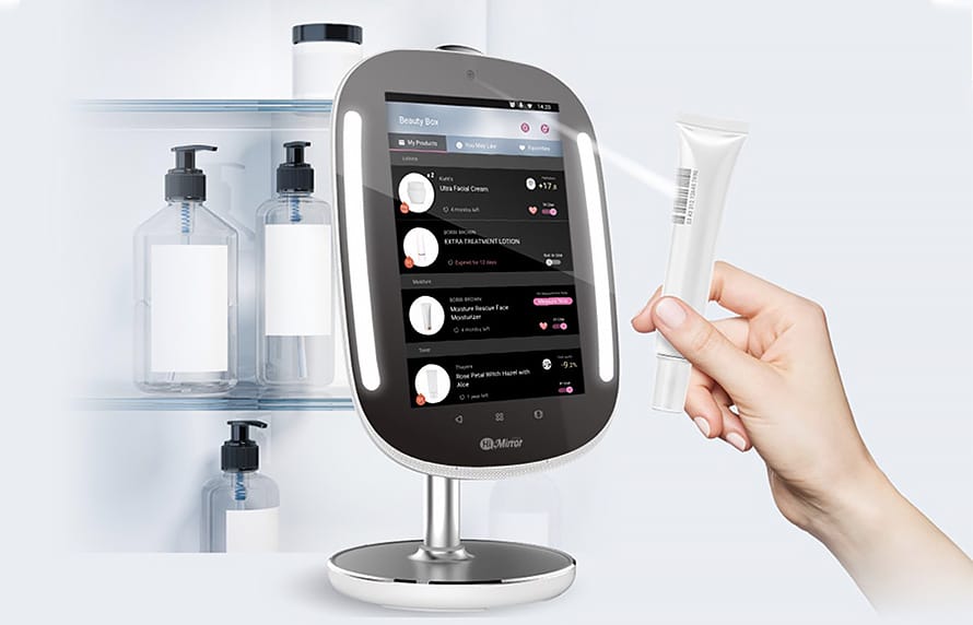 HiMirror Mini Premium, analizator kreme