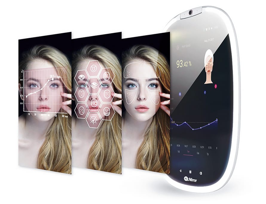 HiMirror Mini Premium, analizator kože